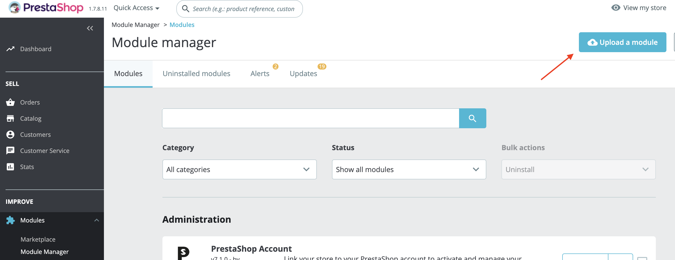 Upload a Module